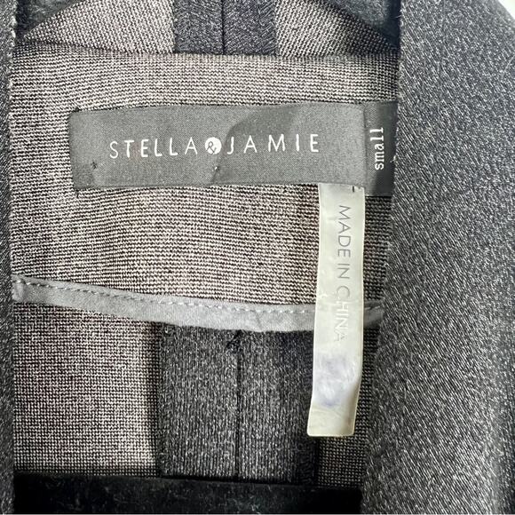 Stella & Jamie | 100% Genuine Leather Whimsigoth Boho Black Gray Jacket S - Picture 4 of 5